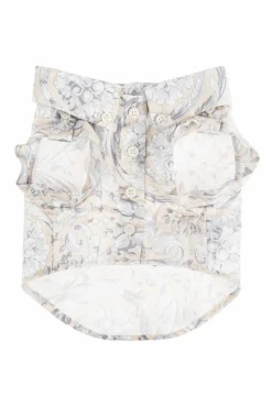 Versace Home cream Cotton vest for dog