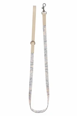 Versace Home cream Dog leash with Barocco print