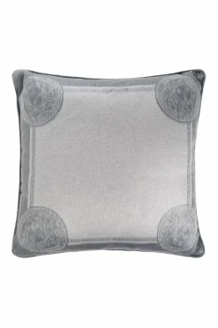 Versace Home GREY Cushion with Medusa face