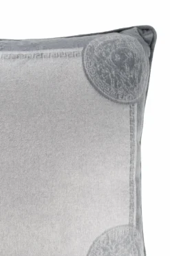 Versace Home GREY Cushion with Medusa face