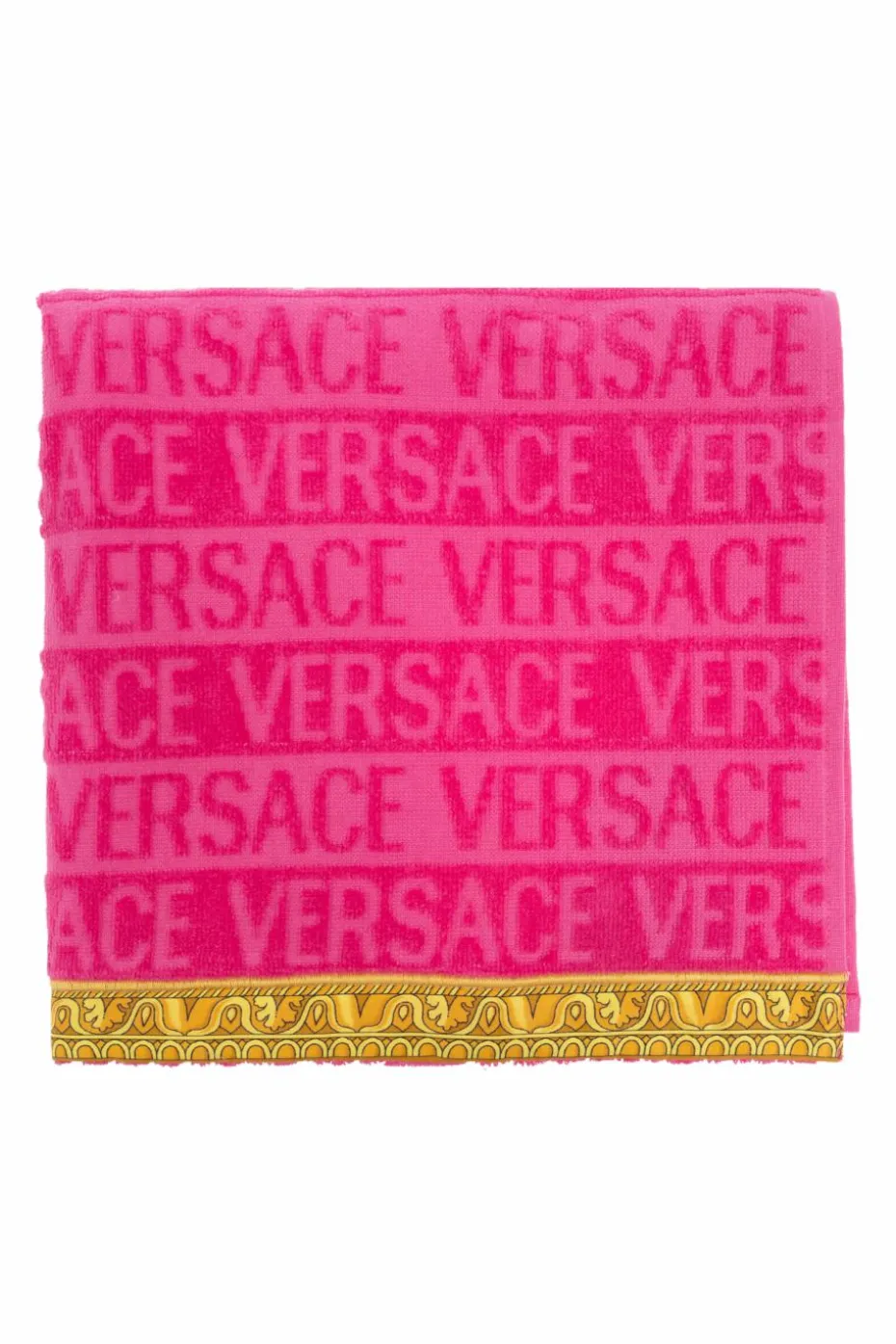 Versace Home PINK Towel with logo
