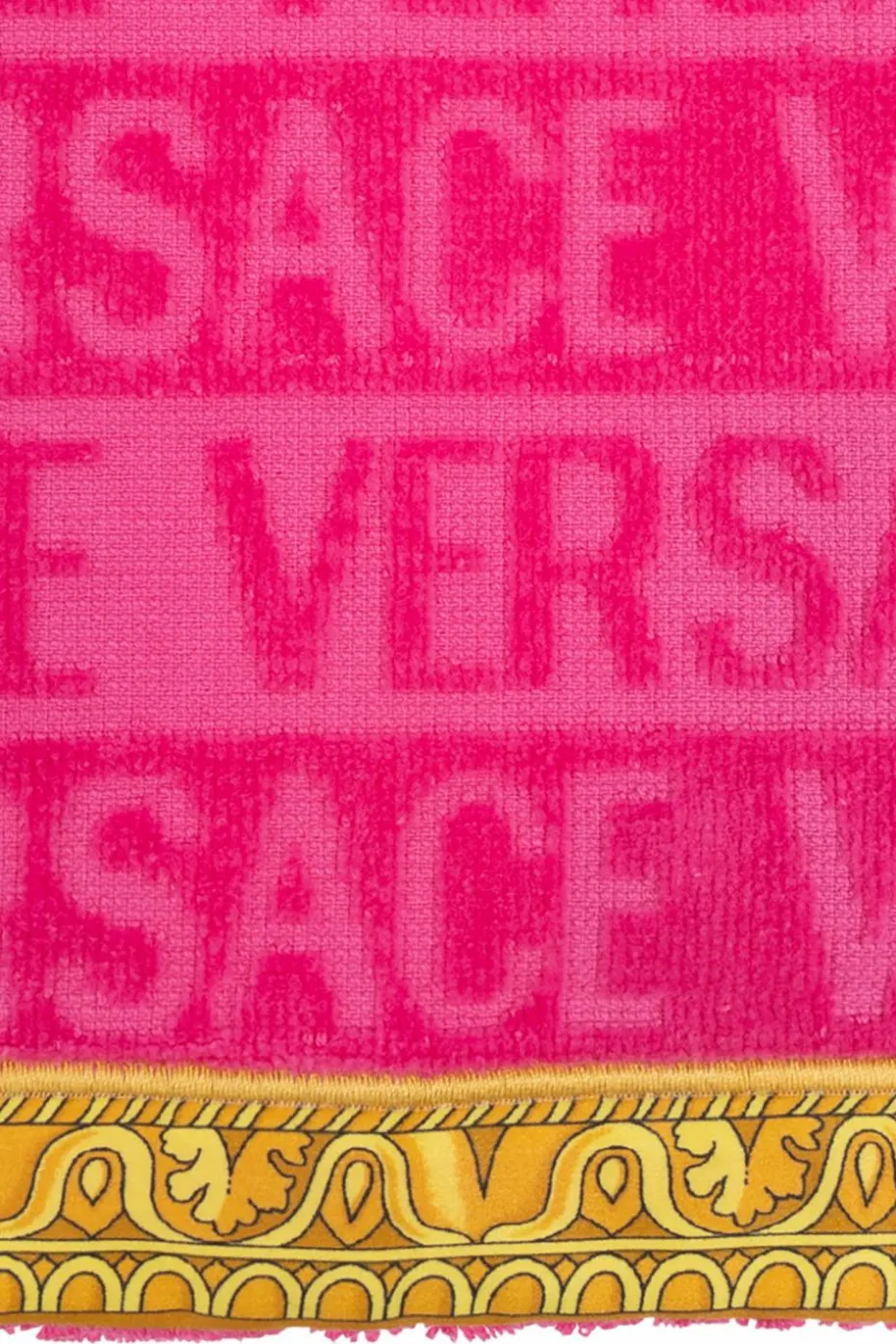 Versace Home PINK Towel with logo