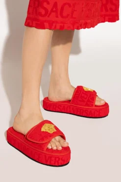 Versace Home RED Medusa head slides