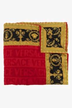 Versace Home RED Patterned towel