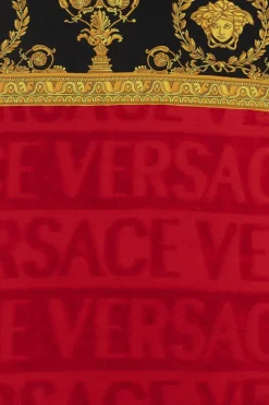 Versace Home RED Patterned towel