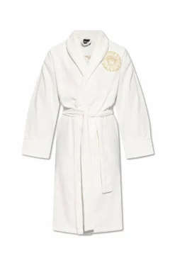 Versace Home WHITE Bathrobe with logo