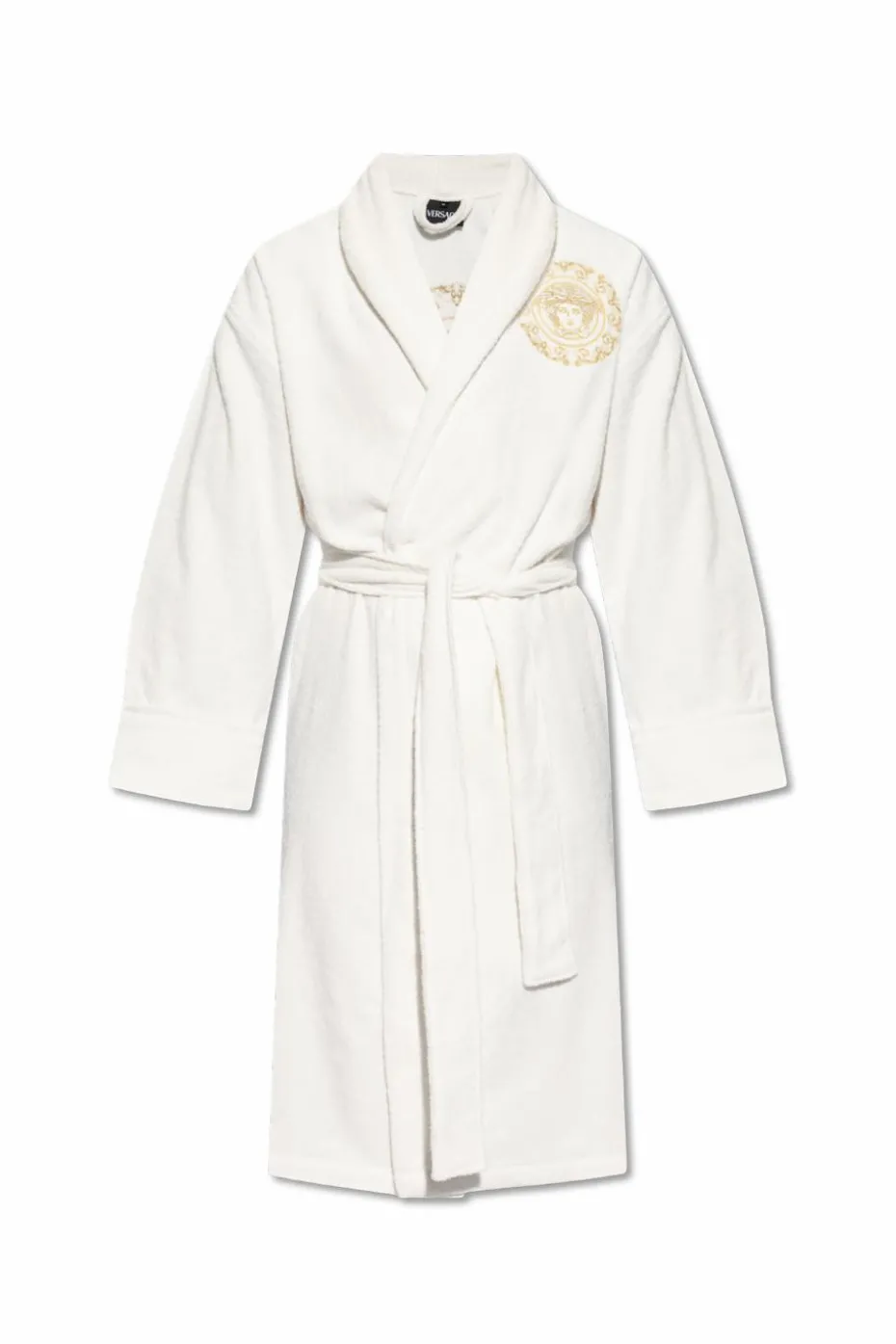 Versace Home WHITE Bathrobe with logo