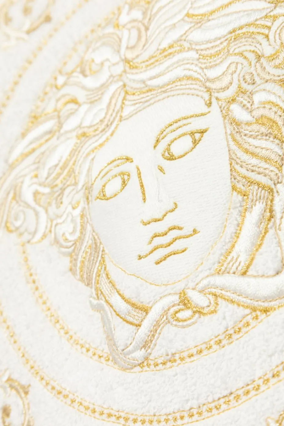 Versace Home WHITE Bathrobe with logo