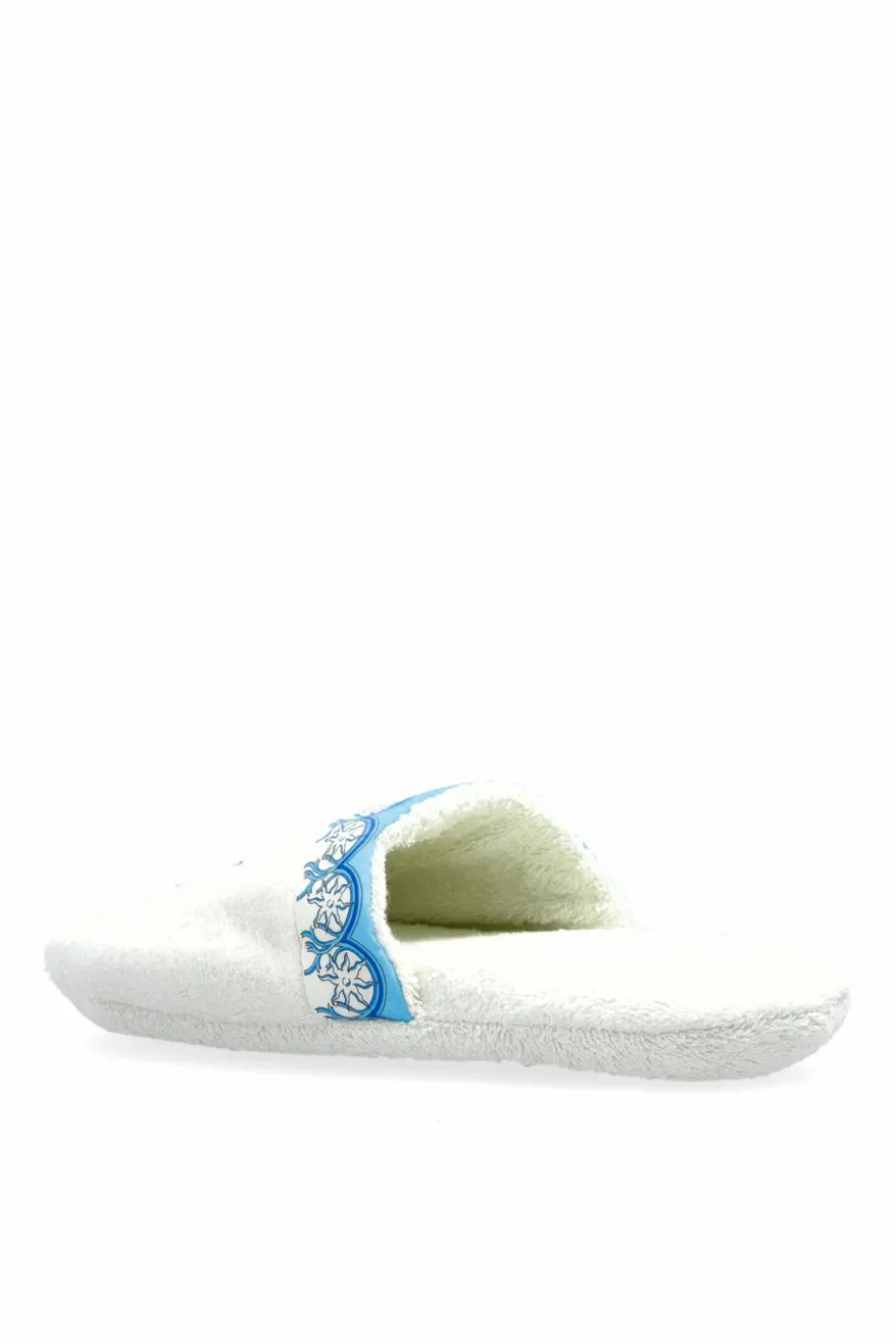 Versace Home WHITE Cotton flip-flops with print