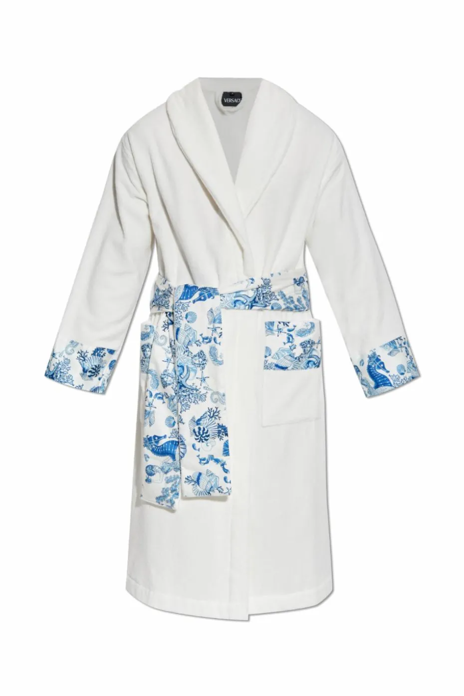 Versace Home WHITE Robe with belt