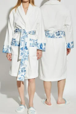 Versace Home WHITE Robe with belt