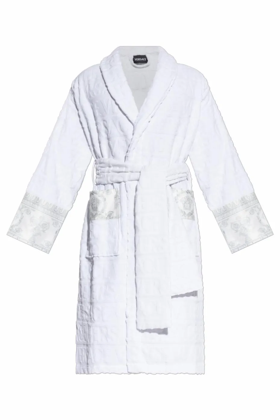 Versace Home WHITE Robe with belt