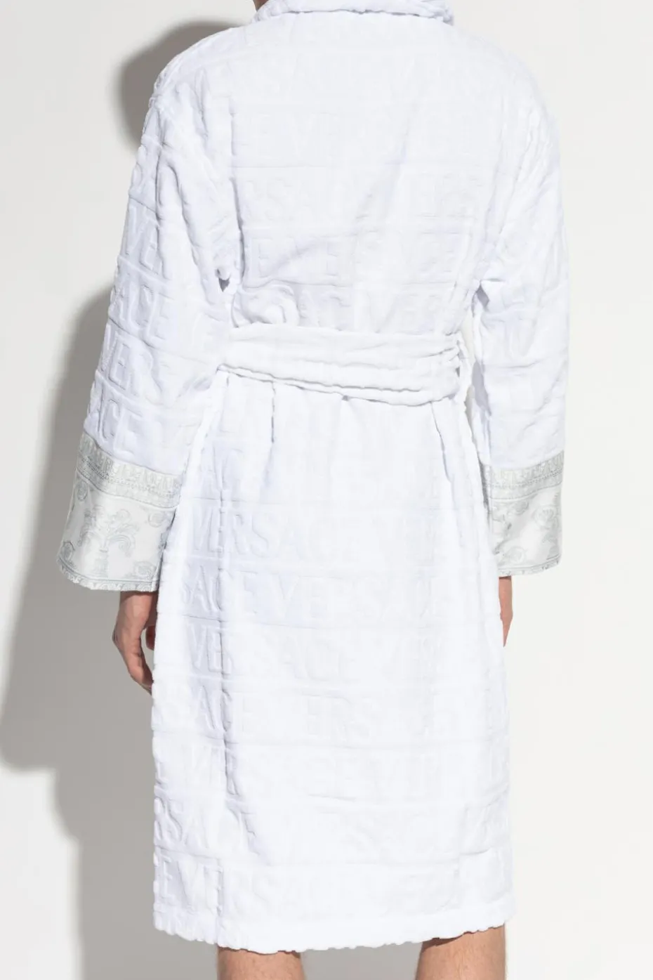 Versace Home WHITE Robe with belt