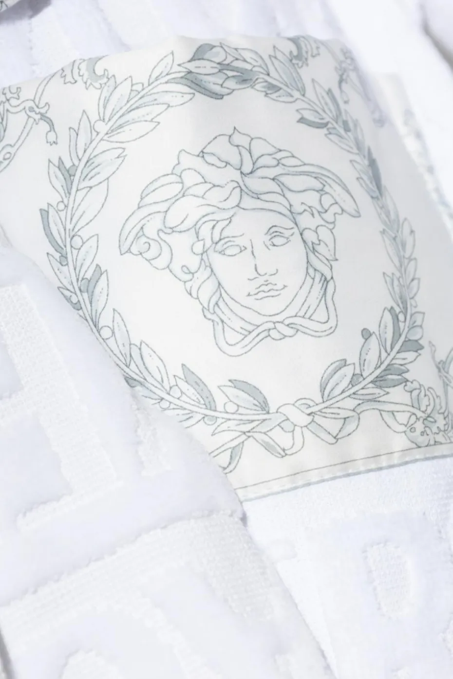 Versace Home WHITE Robe with belt