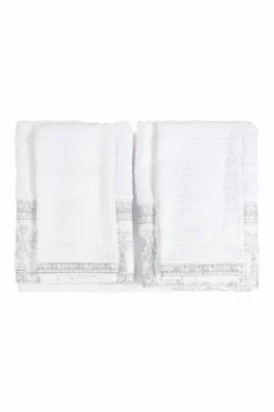 Versace Home WHITE Set of five towels