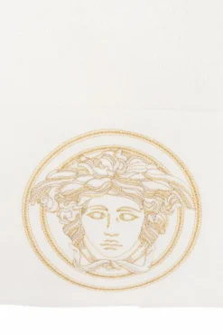Versace Home WHITE Towel with the head of Medusa