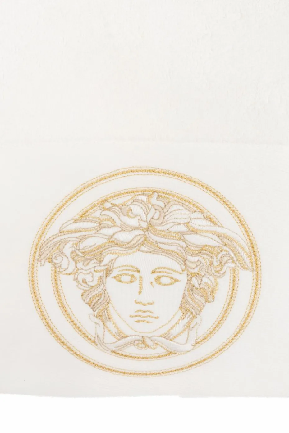 Versace Home WHITE Towel with the head of Medusa