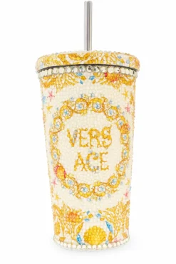 Versace Home YELLOW Thermal cup with straw