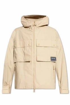 Versace Jeans Couture beige Hooded jacket