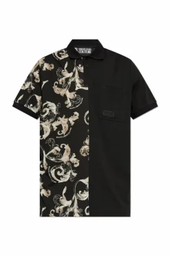 Versace Jeans Couture BLACK Polo with Pocket