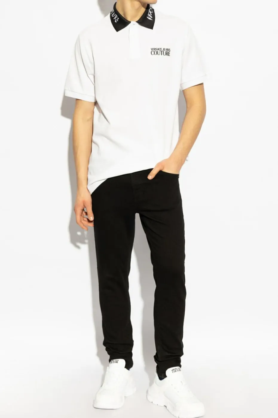 Versace Jeans Couture BLACK Jeans with tapered legs