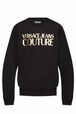 Versace Jeans Couture BLACK Sweatshirt with Logo