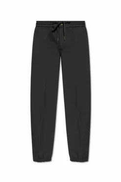 Versace Jeans Couture BLACK Pants with logo appliquƩ