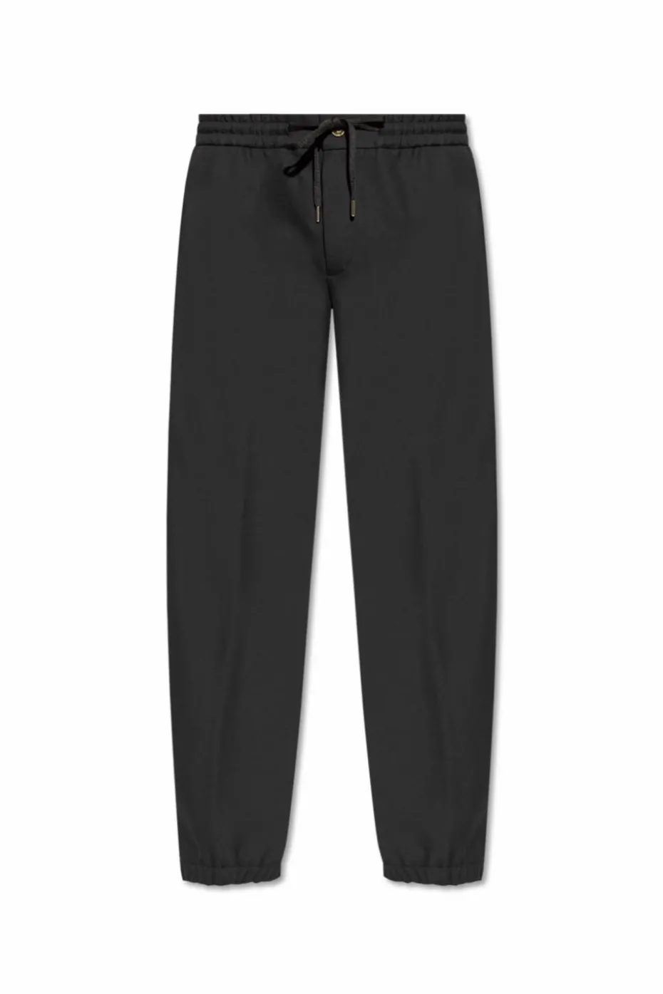 Versace Jeans Couture BLACK Pants with logo appliqué