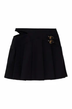 Versace Jeans Couture BLACK Skirt with decorative slit