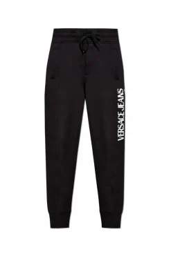 Versace Jeans Couture BLACK Sweatpants with logo