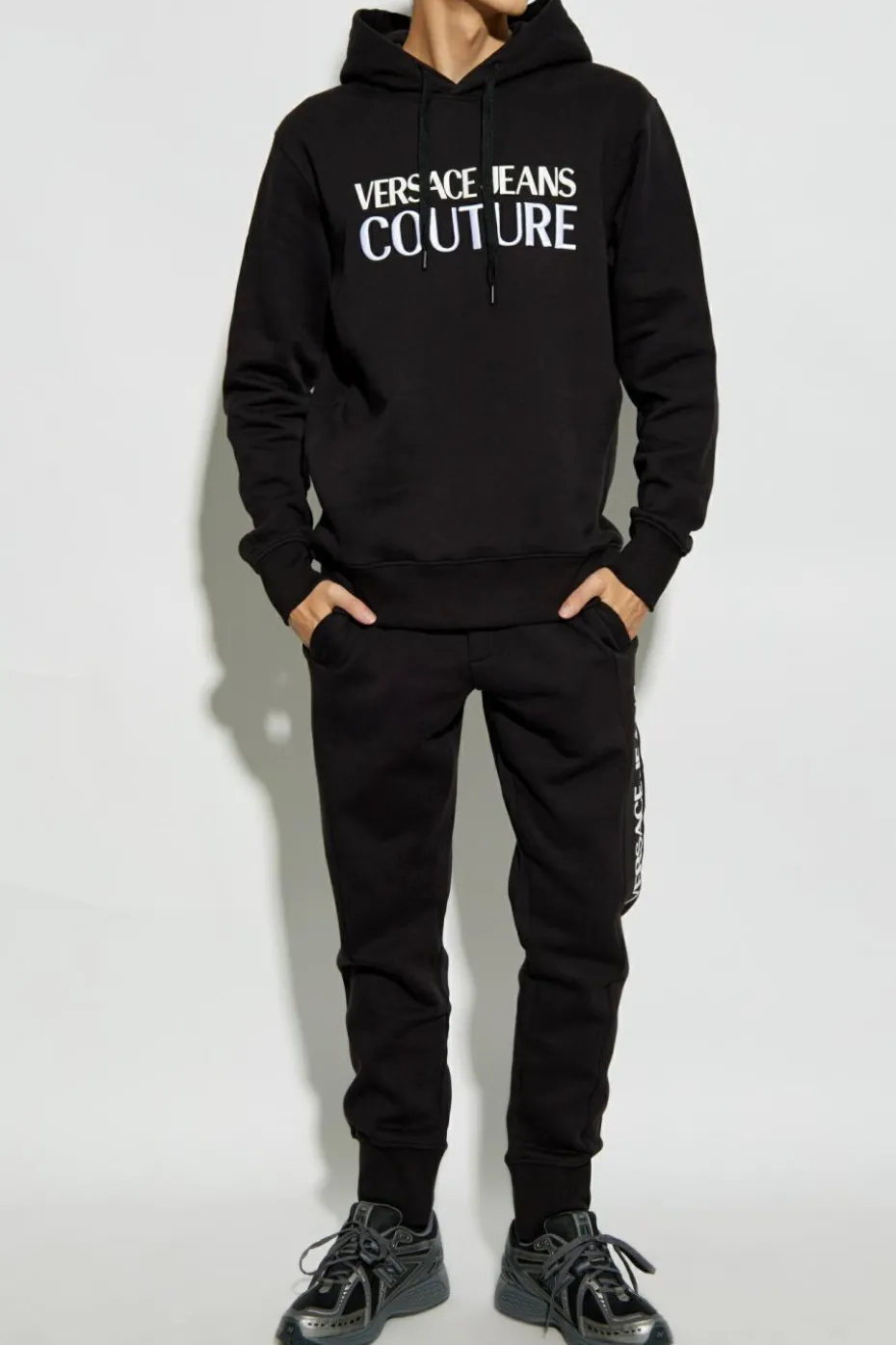 Versace Jeans Couture BLACK Sweatpants with logo