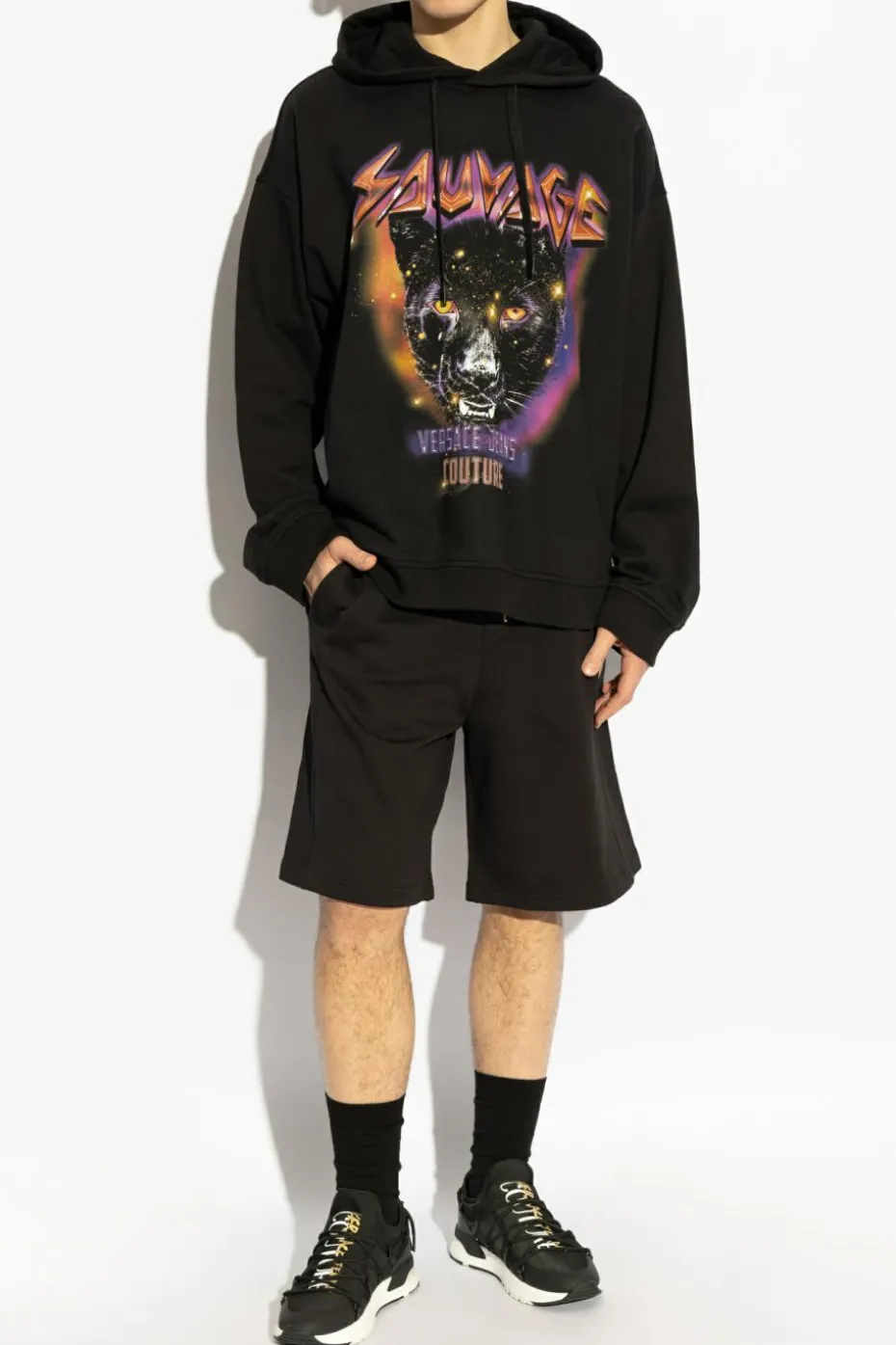 Versace Jeans Couture BLACK Printed sweatshirt