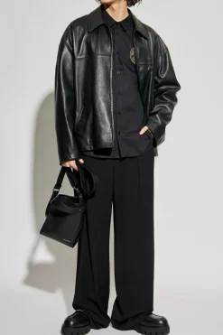Versace Jeans Couture BLACK Shirt with embroidered logo