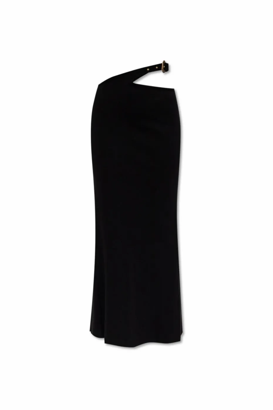 Versace Jeans Couture BLACK Ribbed One-Shoulder Dress