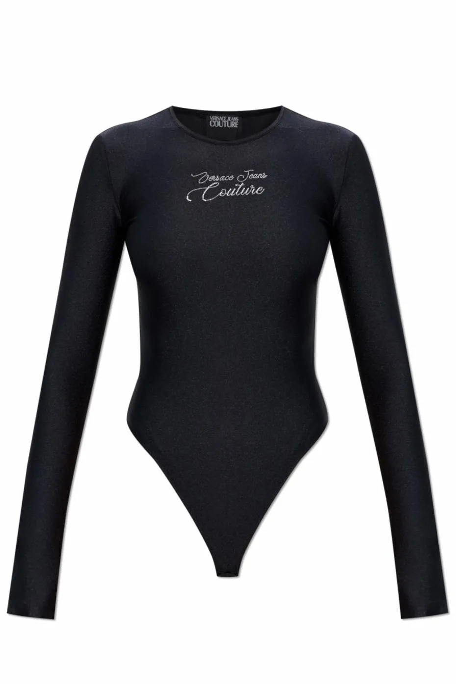 Versace Jeans Couture BLACK Bodysuit with shimmering sequins