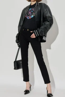 Versace Jeans Couture BLACK Tapered leg jeans