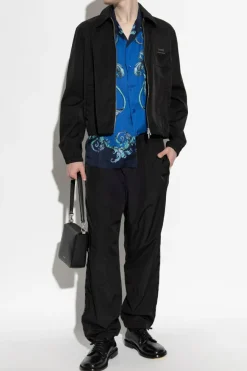 Versace Jeans Couture BLACK Ortalion pants