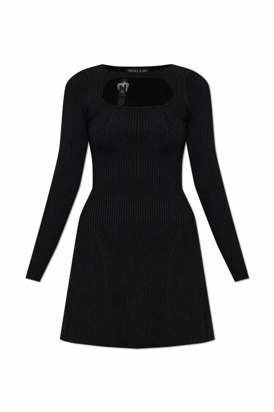 Versace Jeans Couture BLACK Dress with lurex thread