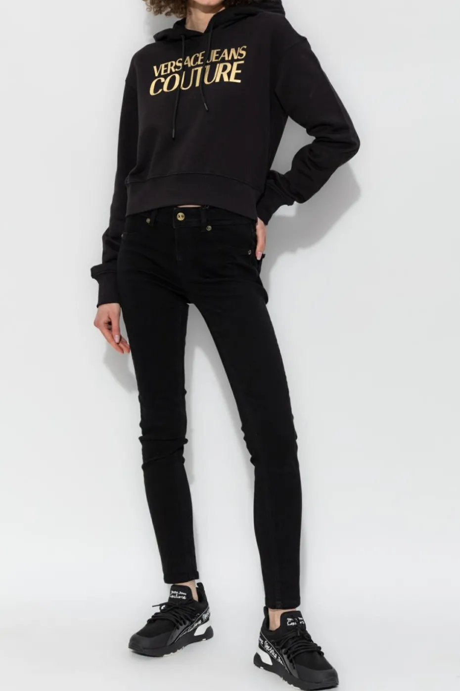 Versace Jeans Couture BLACK skinny jeans