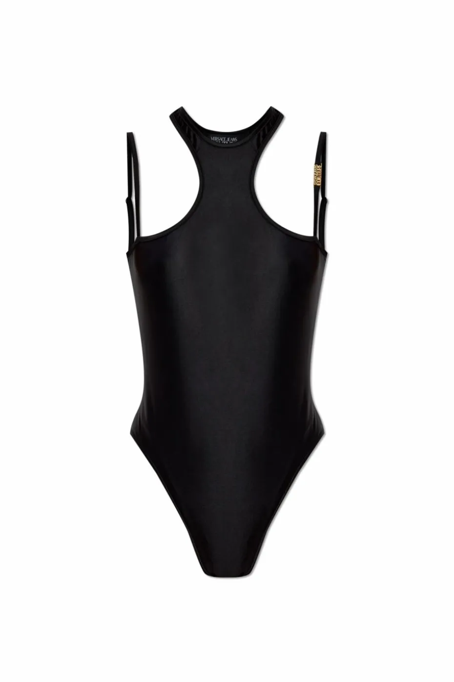 Versace Jeans Couture BLACK Off-the-shoulder bodysuit