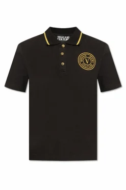 Versace Jeans Couture BLACK Polo with logo