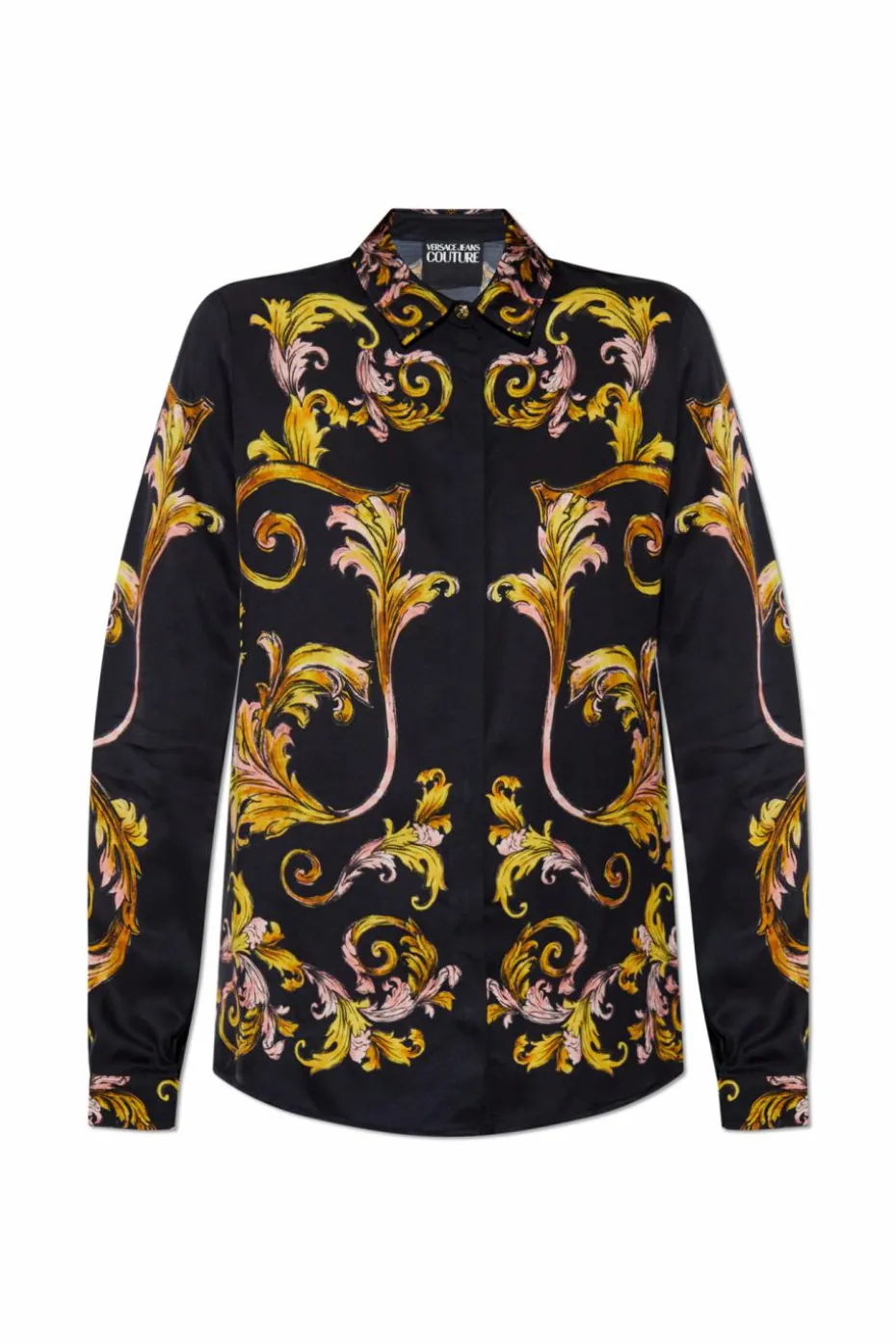 Versace Jeans Couture BLACK Shirt with barocco print