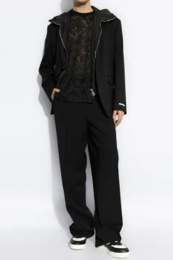 Versace Jeans Couture BLACK Lace T-shirt