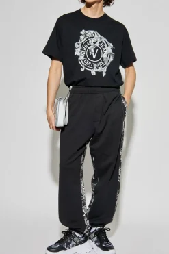Versace Jeans Couture BLACK T-shirt with print