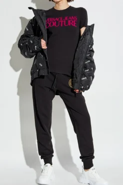 Versace Jeans Couture BLACK T-shirt with logo