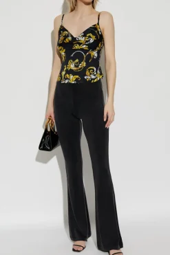 Versace Jeans Couture BLACK Flared pants