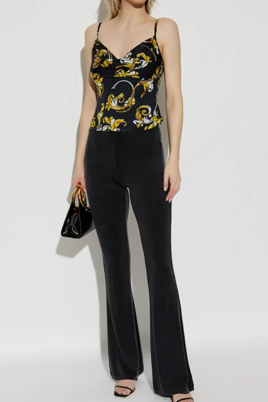 Versace Jeans Couture BLACK Flared pants