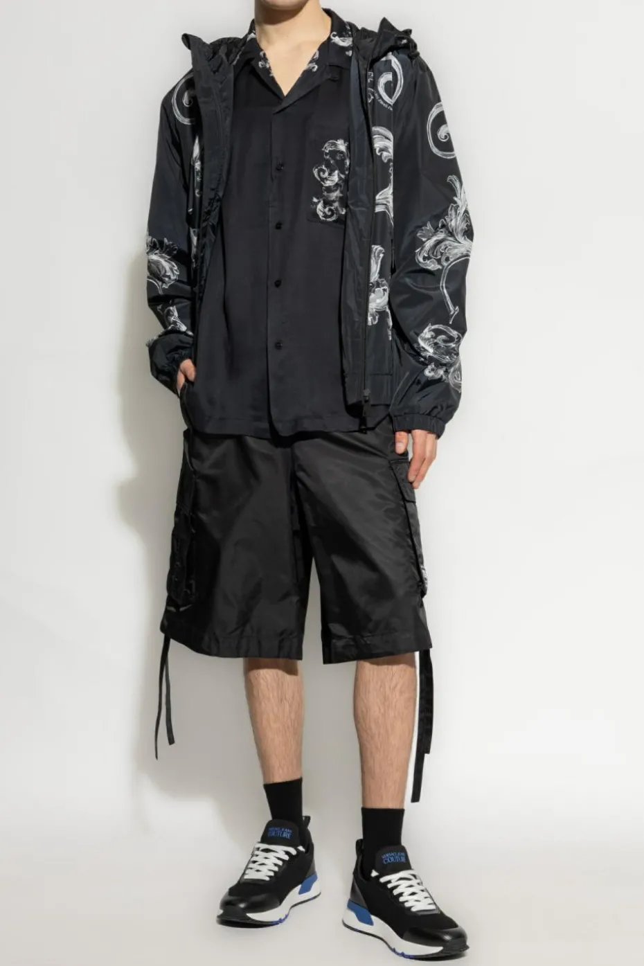 Versace Jeans Couture BLACK Jacket with hood