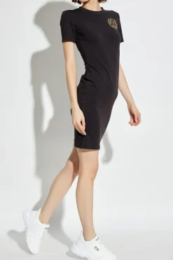 Versace Jeans Couture BLACK Dress with logo