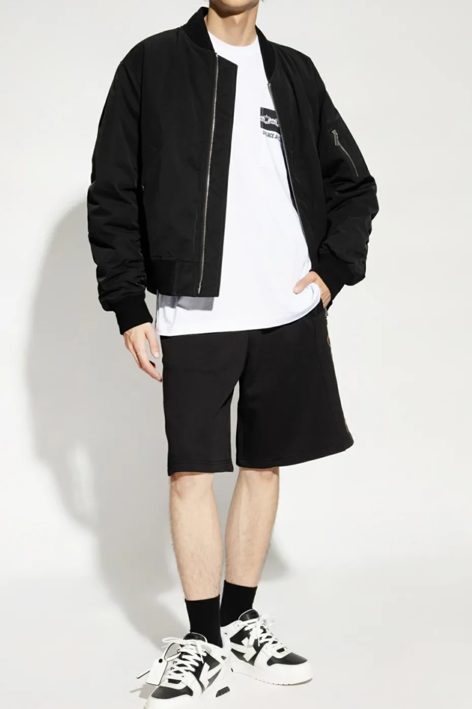 Versace Jeans Couture BLACK Shorts with logo